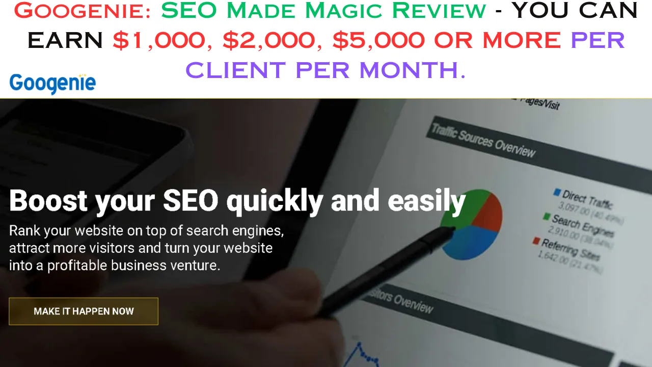 Googenie SEO Made Magic Review