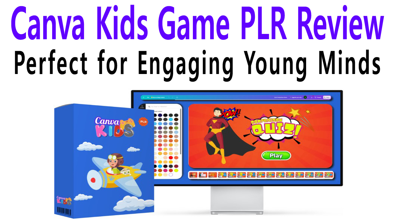 Canva Kids Game PLR Review