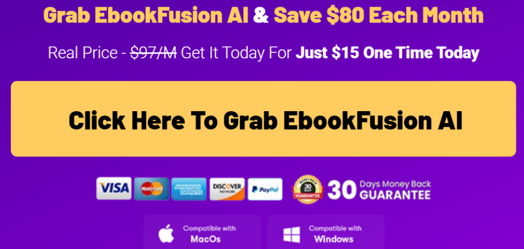 EbookFusion AI Price